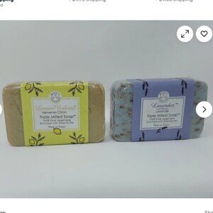 Trader Joes Lemon Verbena & Lavender Triple Milled Soap Bar Pure Vegetable Shea